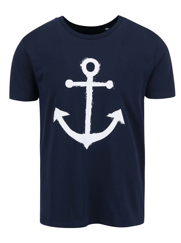 Imagine Tricou bleumarin cu print pentru barbati ZOOT Original Anchor