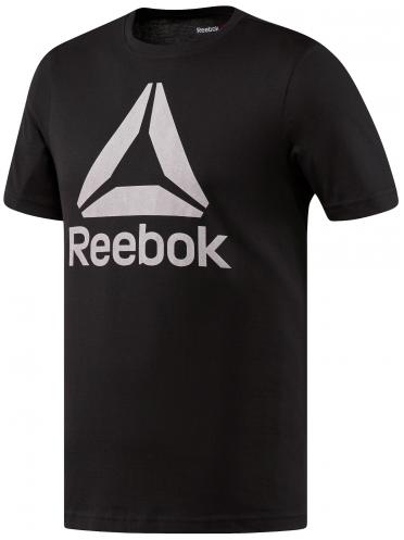 Imagine Tricou Reebok black Stacked Logo CE0903