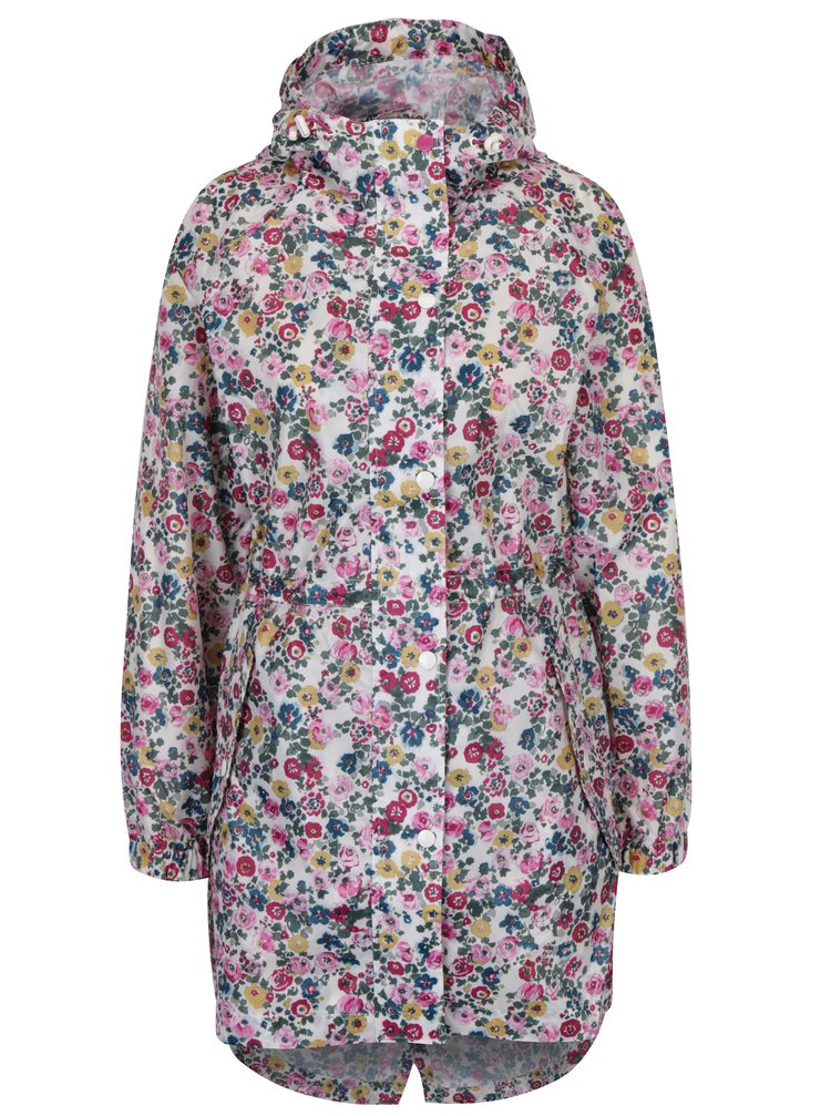 Imagine Jacheta crem cu print floral pentru femei Tom Joule