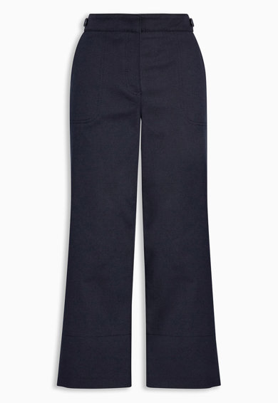 Imagine Pantaloni bleumarin cu croiala ampla