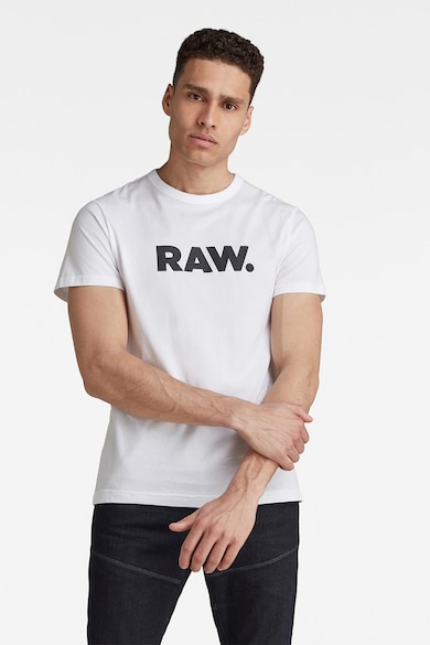 Imagine G-Star RAW Tricou regular fit cu imprimeu text Holorn