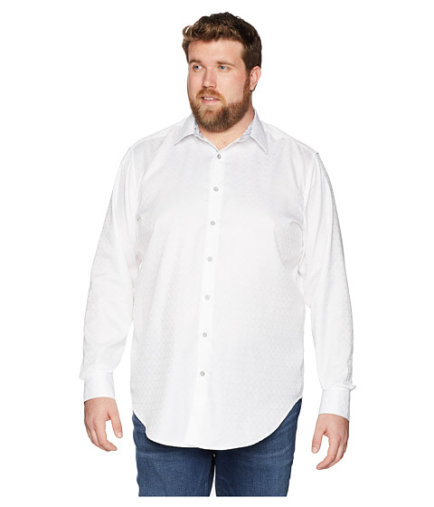 Imagine Robert Graham Big & Tall Diamante Long Sleeve Woven Shirt