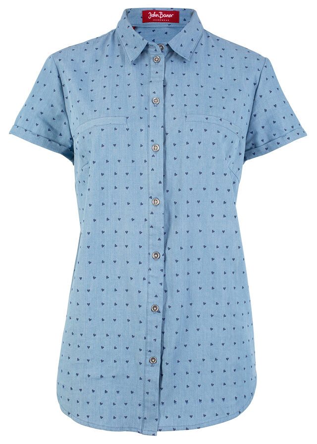Imagine Bluză de blugi cu mâneci scurte