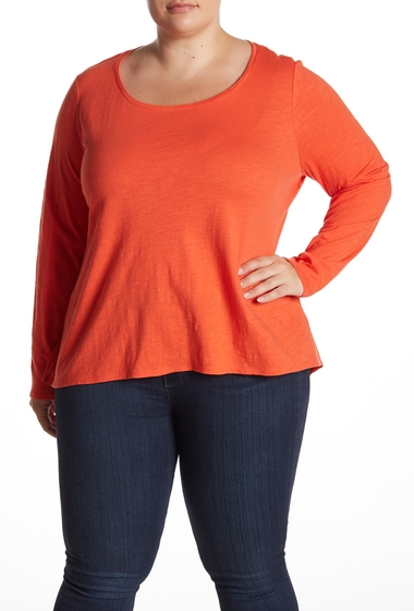 Imagine Eileen Fisher Organic Cotton Long Sleeve T-Shirt Plus Size