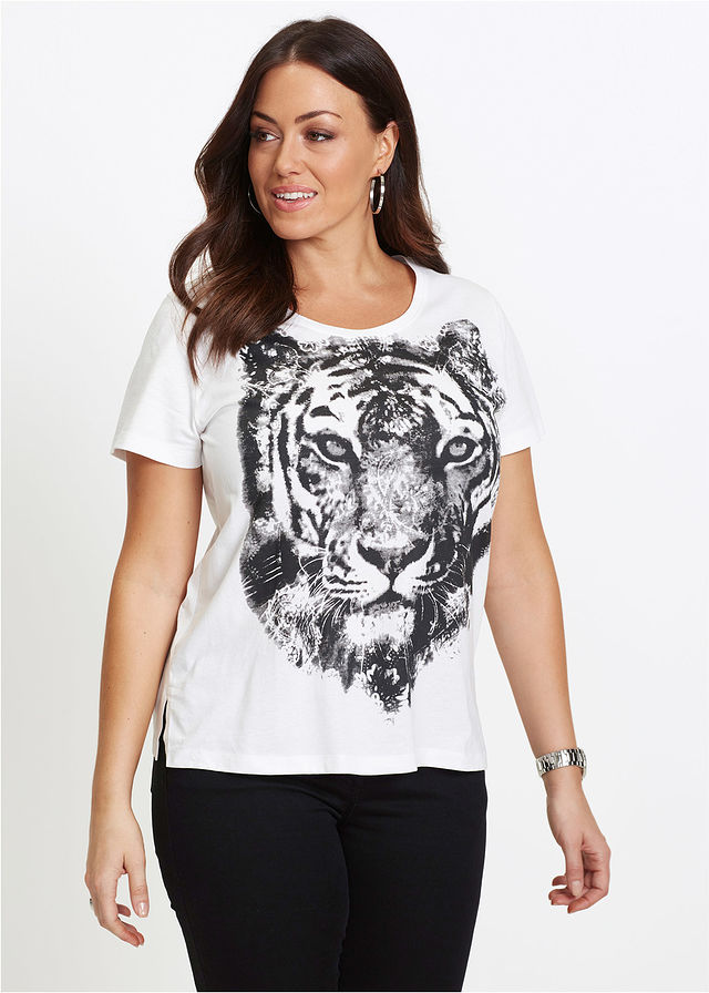 Imagine Tricou cu imprimeu tigru