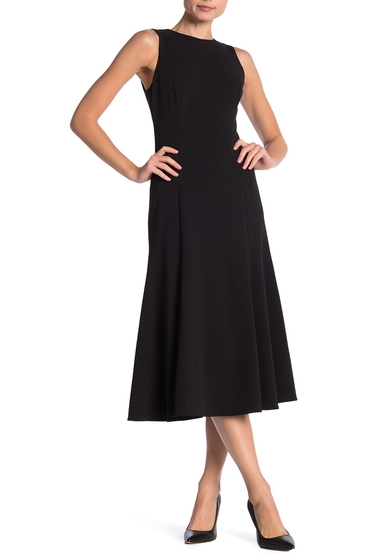 Imagine Modern American Designer Sleeveless Midi Side Slit Dress