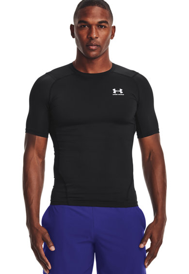 Imagine Under Armour Tricou slim fit cu logo pentru fitness
