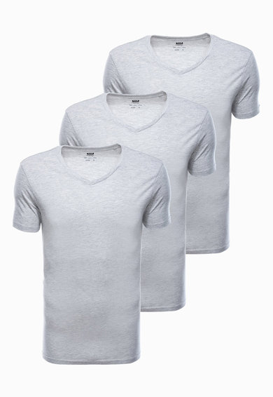 Imagine OMBRE Set de tricouri cu decolteu in V - 3 piese
