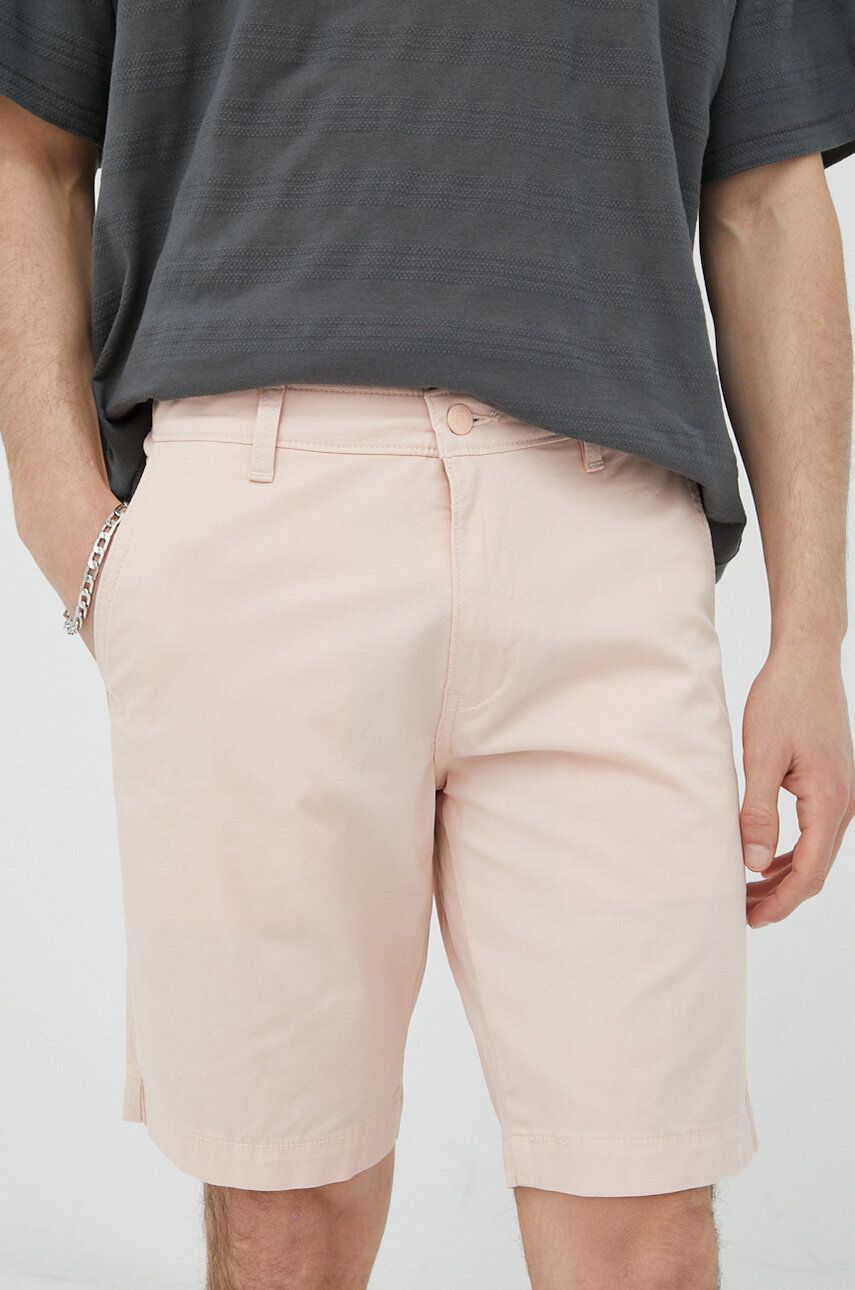Imagine Levi's pantaloni scurti barbati, culoarea roz