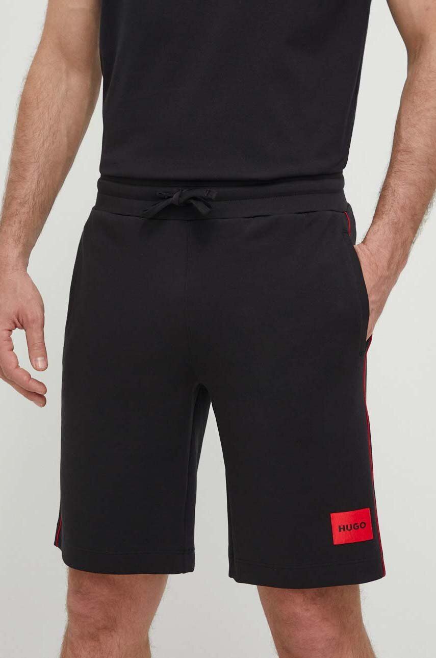 Imagine HUGO pantaloni scurți bărbați, culoarea negru 50510578