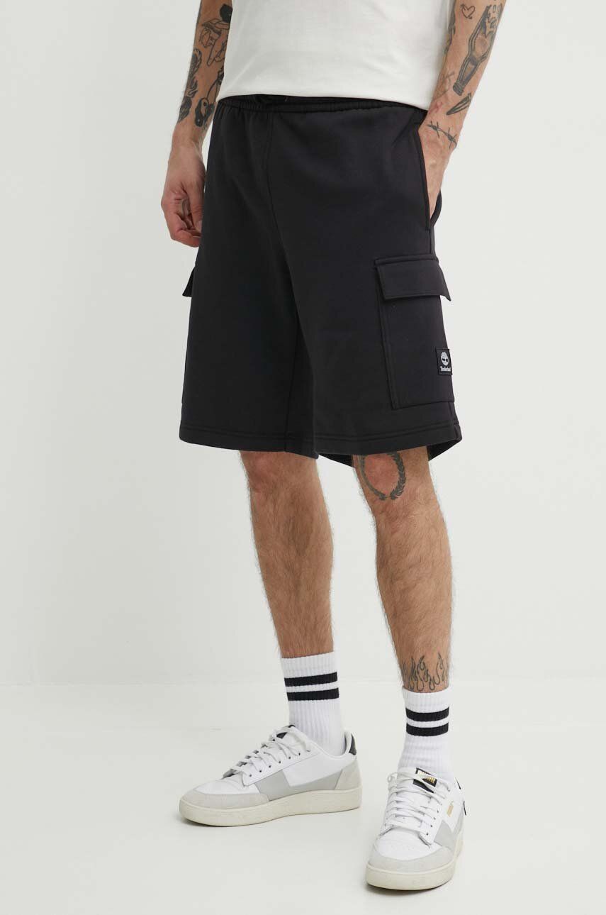 Imagine Timberland pantaloni scurti barbati, culoarea negru, TB0A5RBT0011