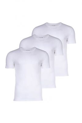 Imagine Lacoste Set de tricouri slim fit cu decolteu la baza gatului - 3 piese