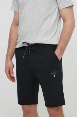 Imagine Aeronautica Militare pantaloni scurti barbati, culoarea negru