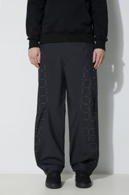 Imagine A-COLD-WALL* pantaloni Grisdale Storm Pant bărbați, culoarea negru, drept, ACWMB176