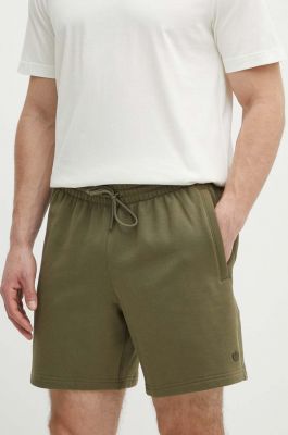 Imagine adidas Originals pantaloni scurti din bumbac culoarea verde, IR7878