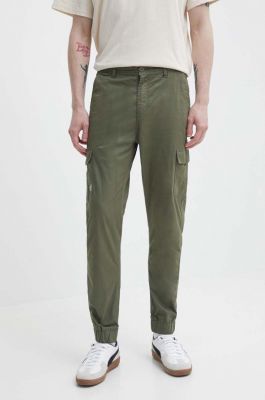 Imagine Quiksilver pantaloni barbati, culoarea verde