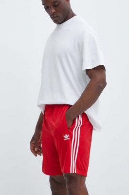 Imagine adidas Originals pantaloni scurți barbati, culoarea rosu, IM9421