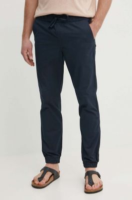 Imagine Pepe Jeans pantaloni PULL ON CUFFED SMART PANTS barbati, culoarea albastru marin, mulata, PM211687