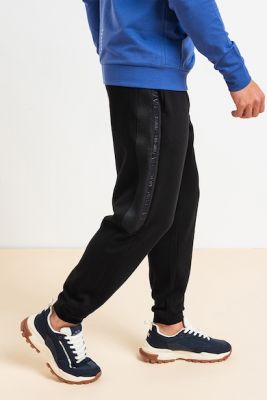 Imagine EA7 Pantaloni de trening cu croiala dreapta si snur de ajustare in talie