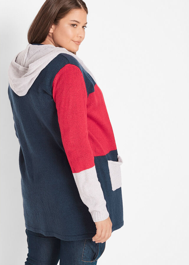 Imagine Jachetă tricotată cu glugă