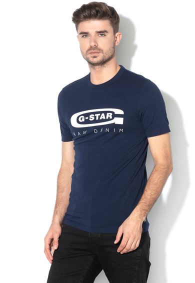 Imagine G-Star RAW Tricou slim fit din bumbac organic cu imprimeu logo