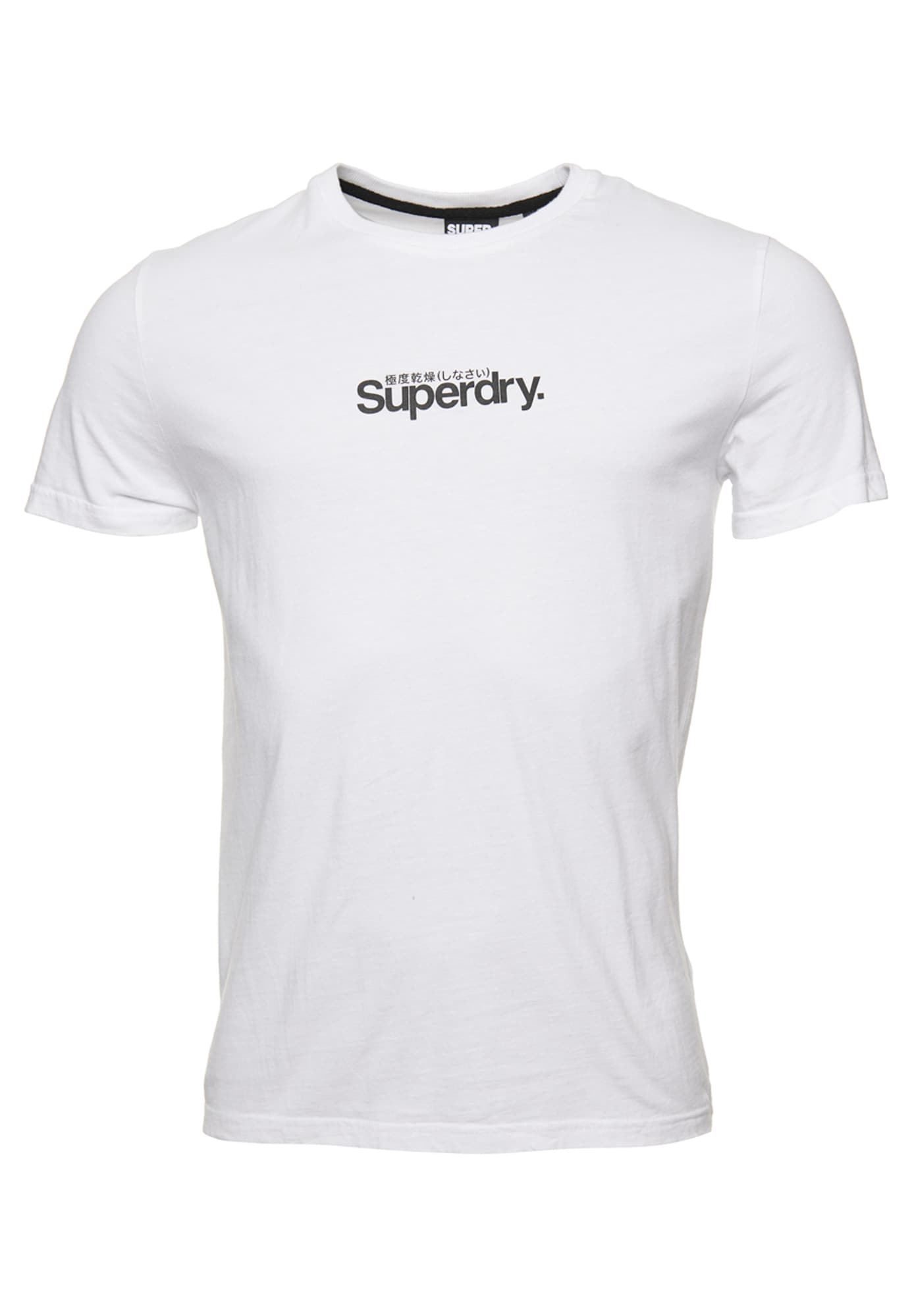 Imagine Superdry Tricou negru / alb