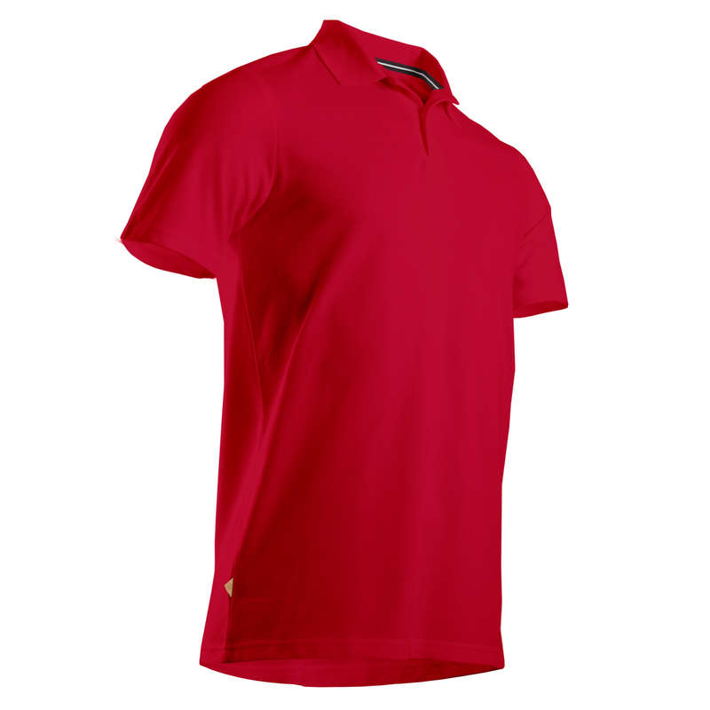 Imagine Tricou Polo golf roșu Bărbați INESIS