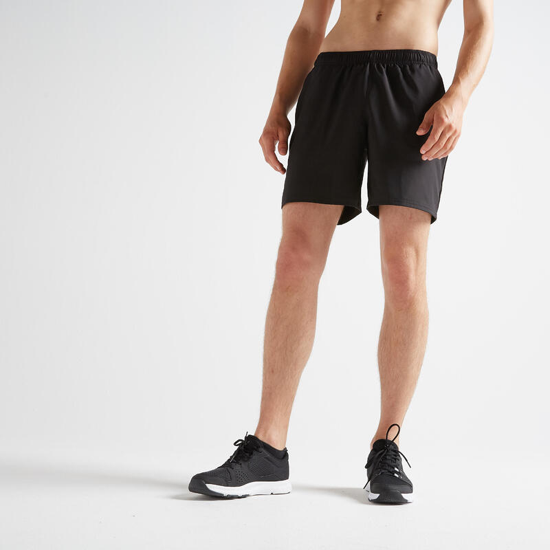 Imagine Pantalon scurt 100 Fitness Negru Bărbaţi