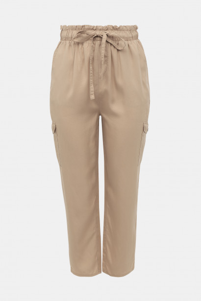 Imagine Beige trousers ONLY CARMAKOMA Stello
