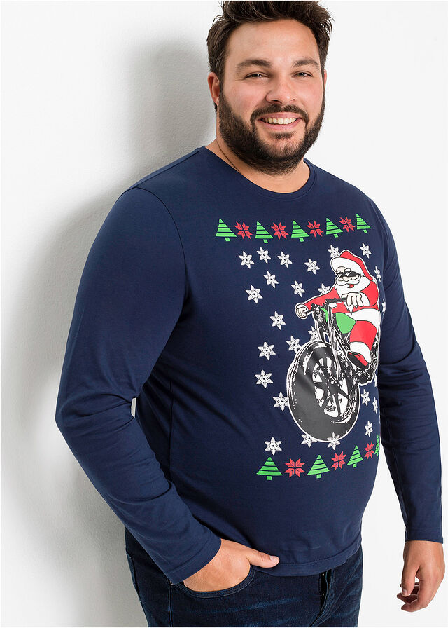 Imagine Bluză Crăciun cu mâneci lungi