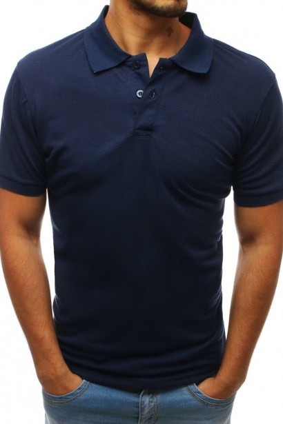 Imagine Men's navy blue polo shirt PX0208
