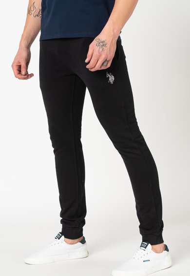 Imagine Pantaloni sport slim fit cu logo