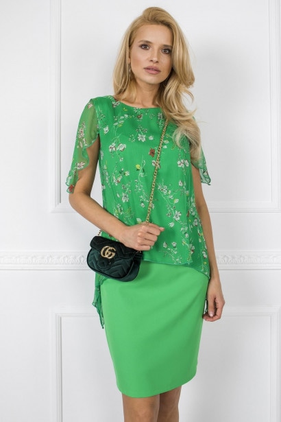 Imagine Green flower dress