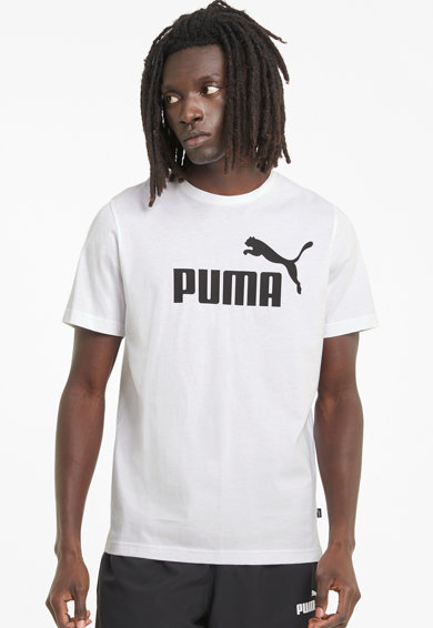 Imagine Puma Tricou de bumbac cu imprimeu logo Essential