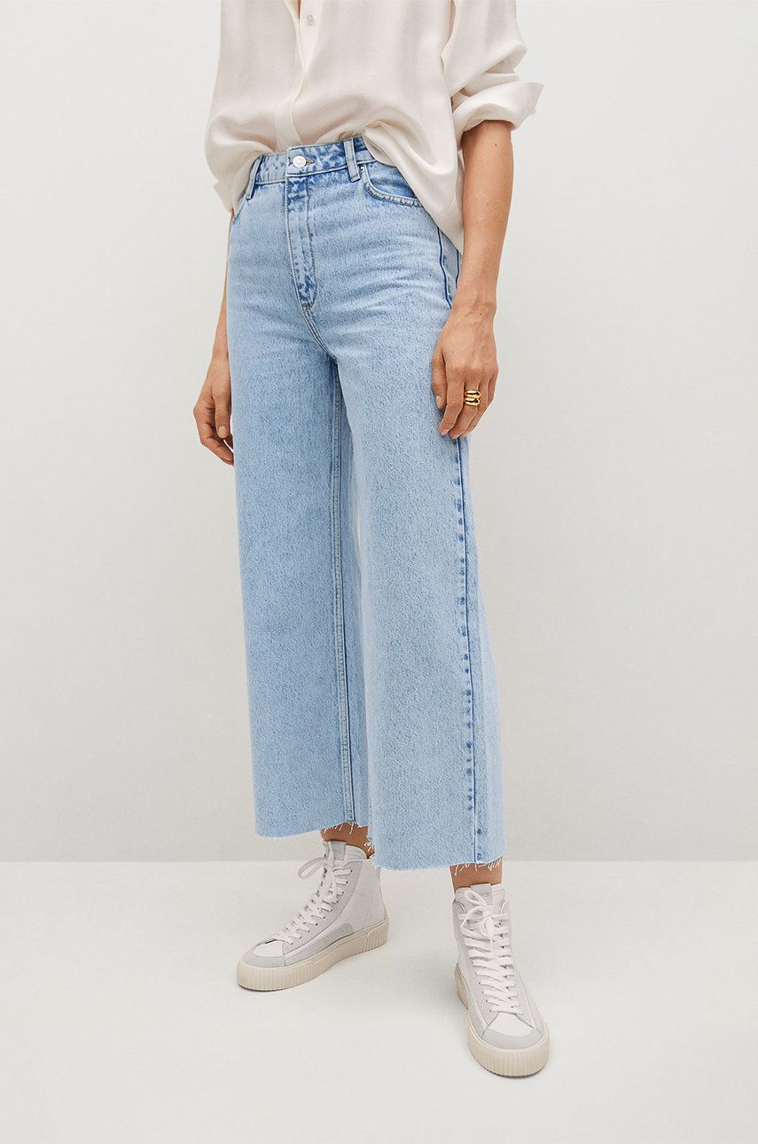 Imagine Mango Jeans femei, high waist