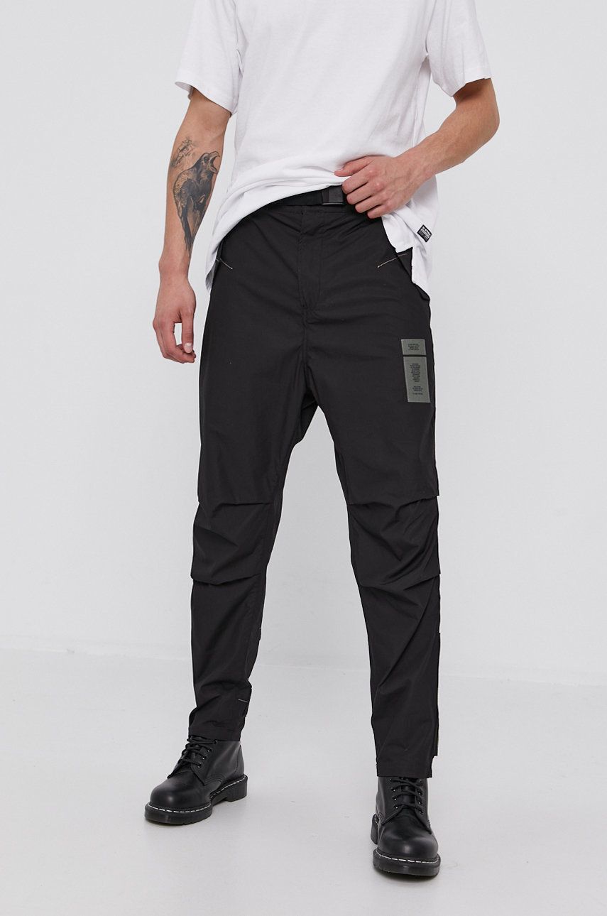 Imagine G-Star Raw Pantaloni bărbați, culoarea negru, model drept