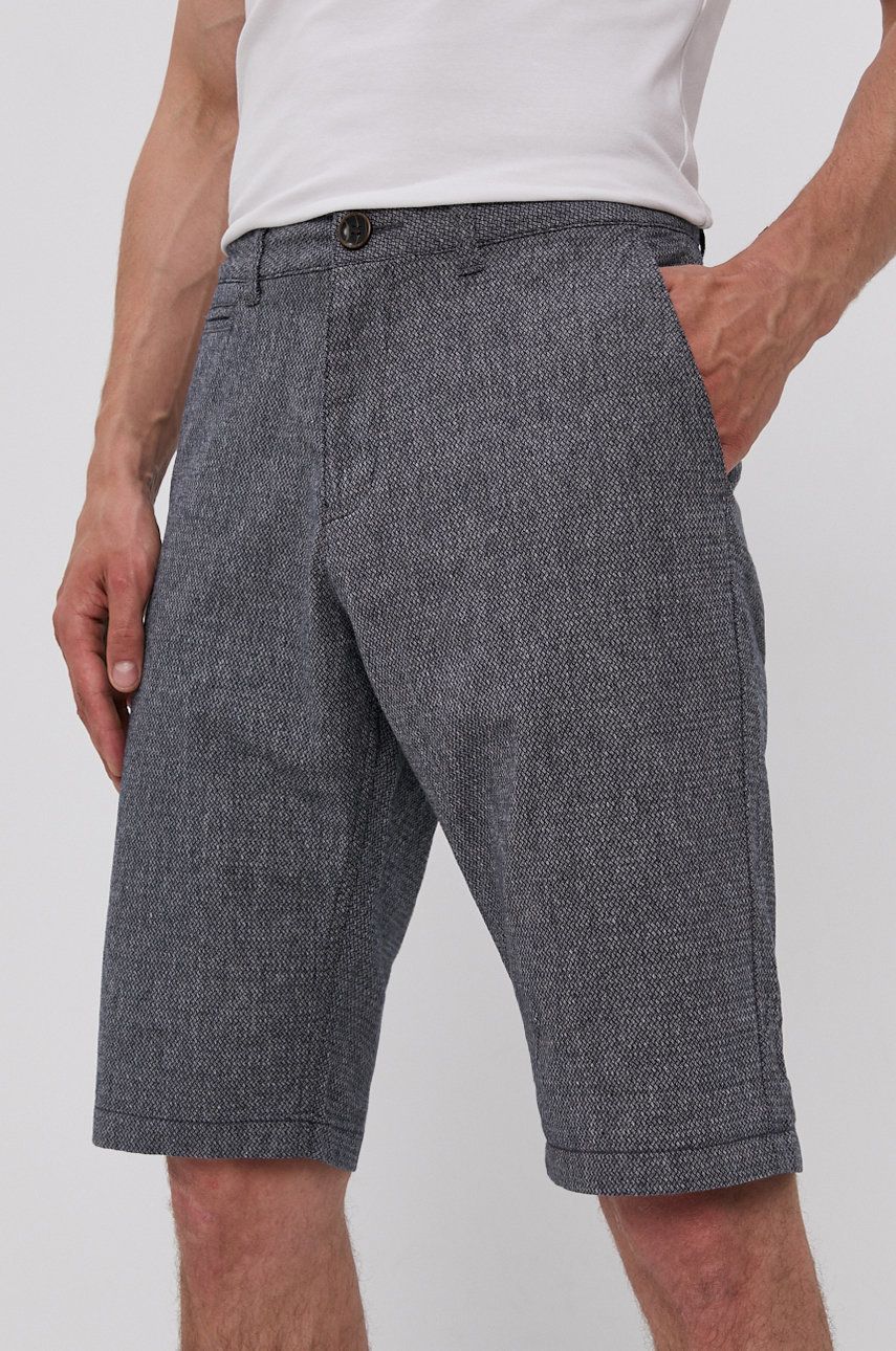 Imagine Tom Tailor Pantaloni scurți bărbați, culoarea albastru marin