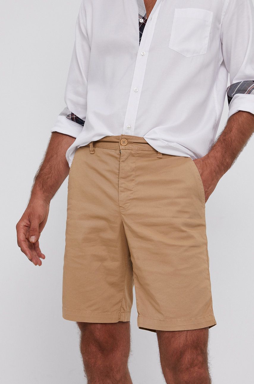 Imagine United Colors of Benetton Pantaloni scurți bărbați, culoarea bej