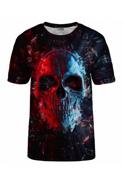 Imagine Bittersweet Paris Unisex's Glass Skull T-Shirt Tsh Bsp765
