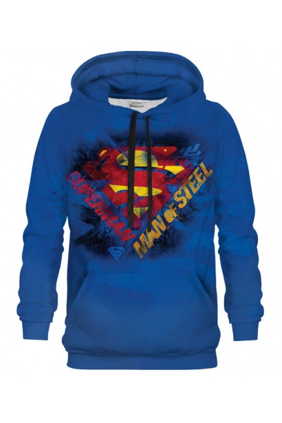 Imagine Dl GUGU & Miss GO Unisex's Superman New Logo Hoodie H-K JL025
