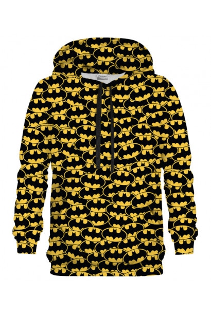Imagine Dl GUGU & Miss GO Unisex lui Batman Logo Pattern Hoodie H-K JL022