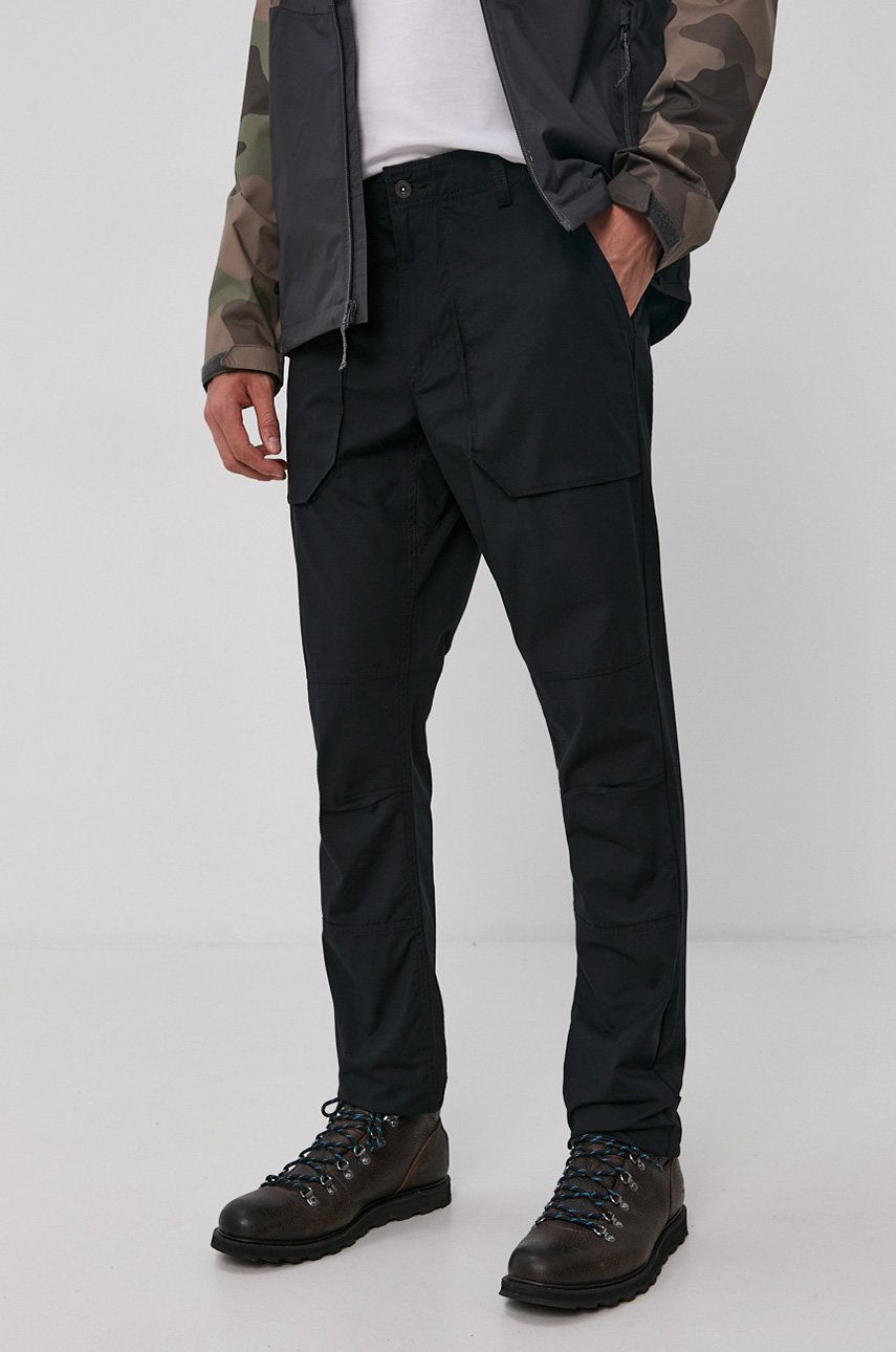 Imagine Columbia Pantaloni bărbați, culoarea negru, model drept