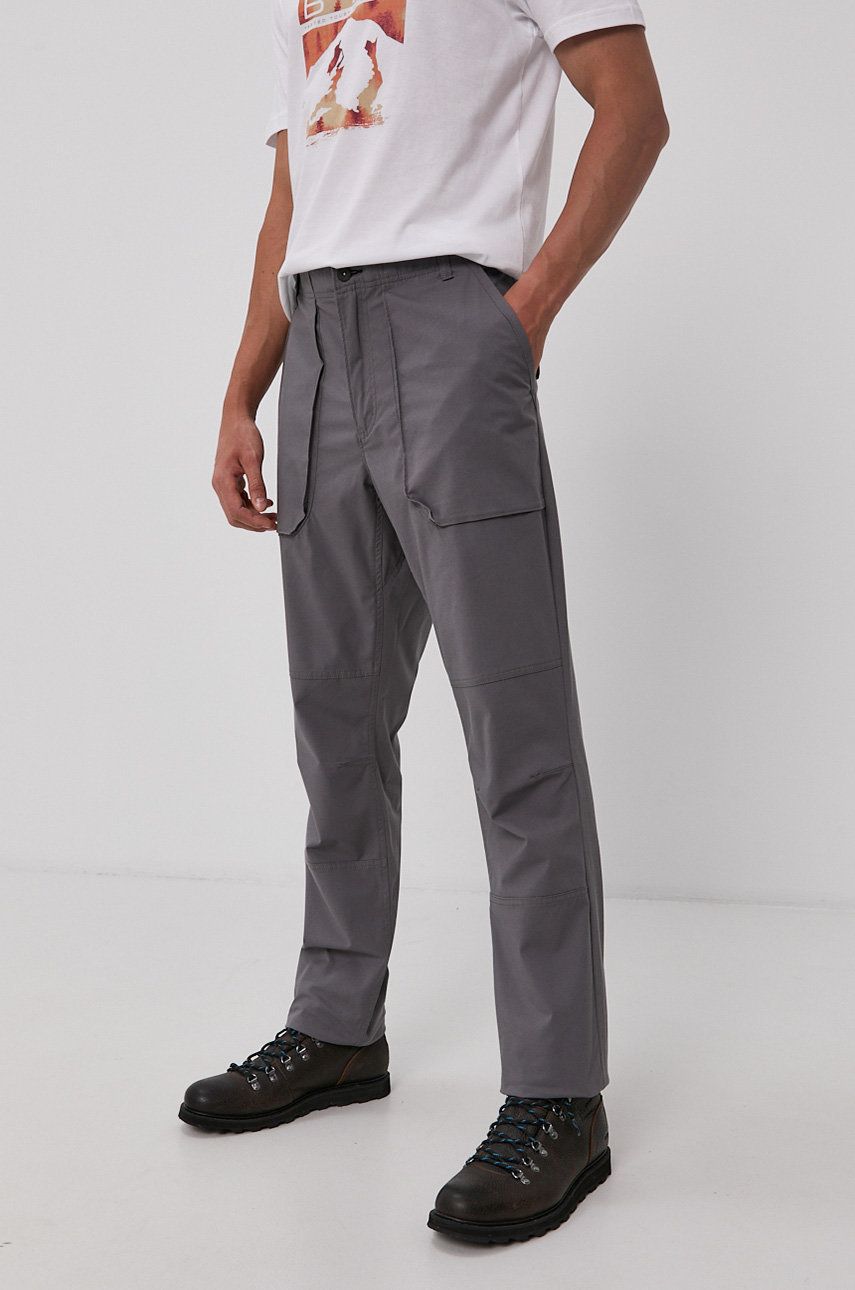 Imagine Columbia Pantaloni bărbați, culoarea gri, model drept