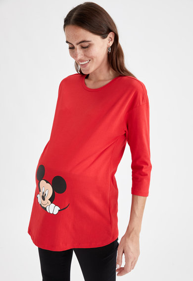 Imagine Bluza cu imprimeu Mickey Mouse, pentru gravide