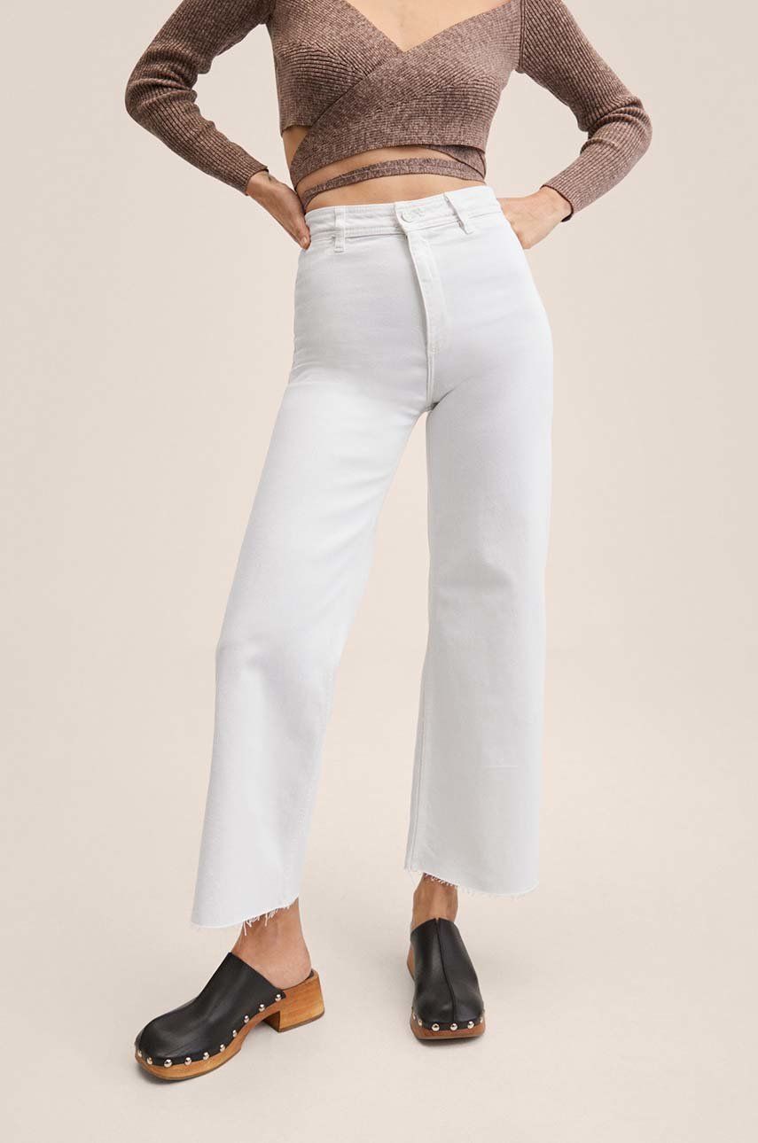 Imagine Mango jeansi Catherin femei , high waist