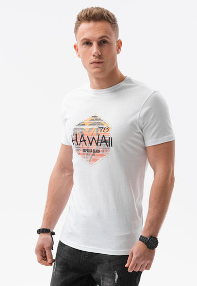Imagine OMBRE Tricou de bumbac cu imprimeu, Hawaii