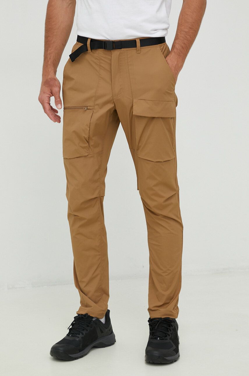 Imagine Columbia pantaloni de exterior Maxtrail culoarea maro 1990501