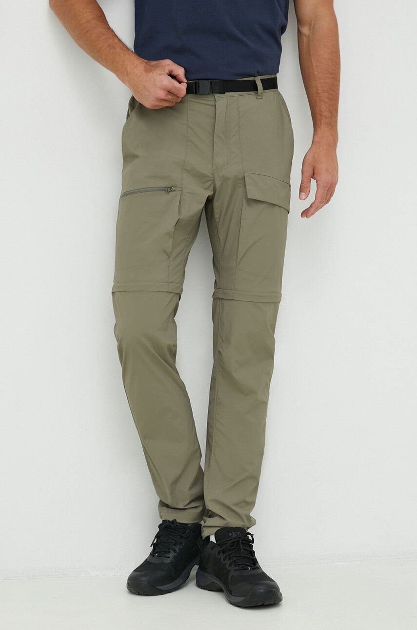 Imagine Columbia pantaloni de exterior Maxtrail Lite culoarea verde