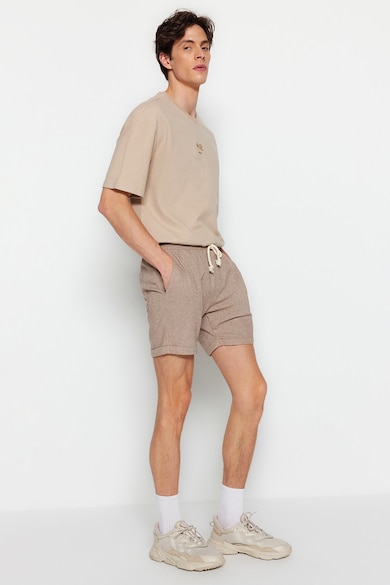Imagine Trendyol Pantaloni sport-bermude cu snur de ajustare