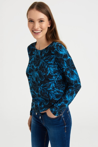 Imagine GreenPoint Pulover tricotat fin cu imprimeu